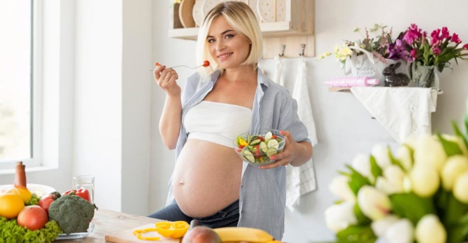 Jídelníček pro těhotné a strava v těhotenství
